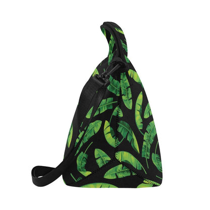 Banana Leaf Pattern Print Design BL02 Neoprene Lunch Bag-JorJune