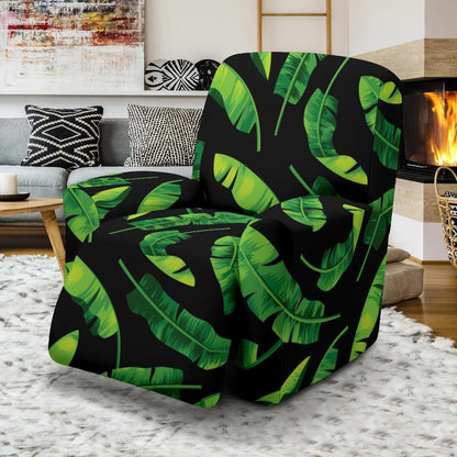 Banana Leaf Pattern Print Design BL02 Recliner Slipcover-JORJUNE.COM