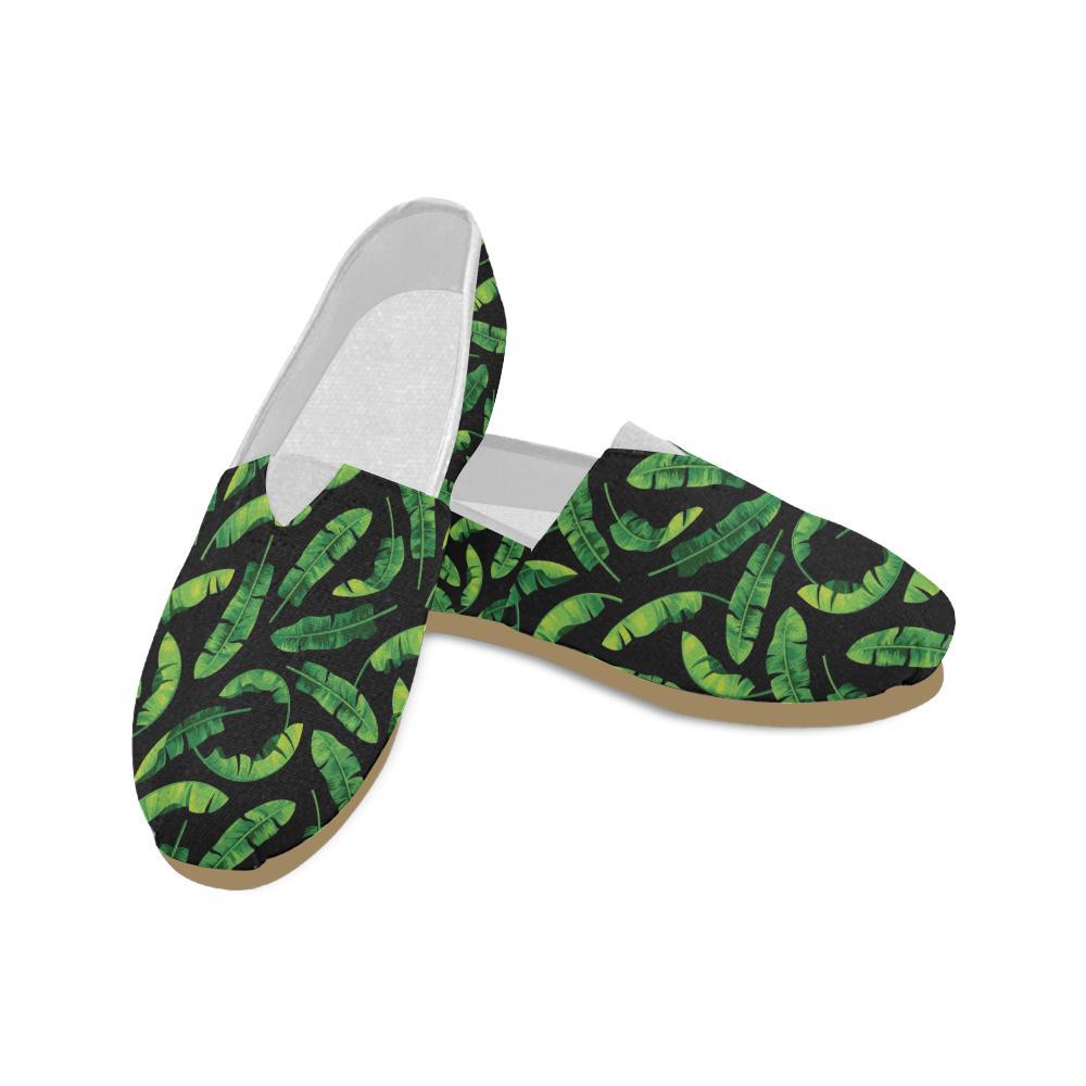 Banana Leaf Pattern Print Design BL02 Women Casual Shoes-JorJune.com