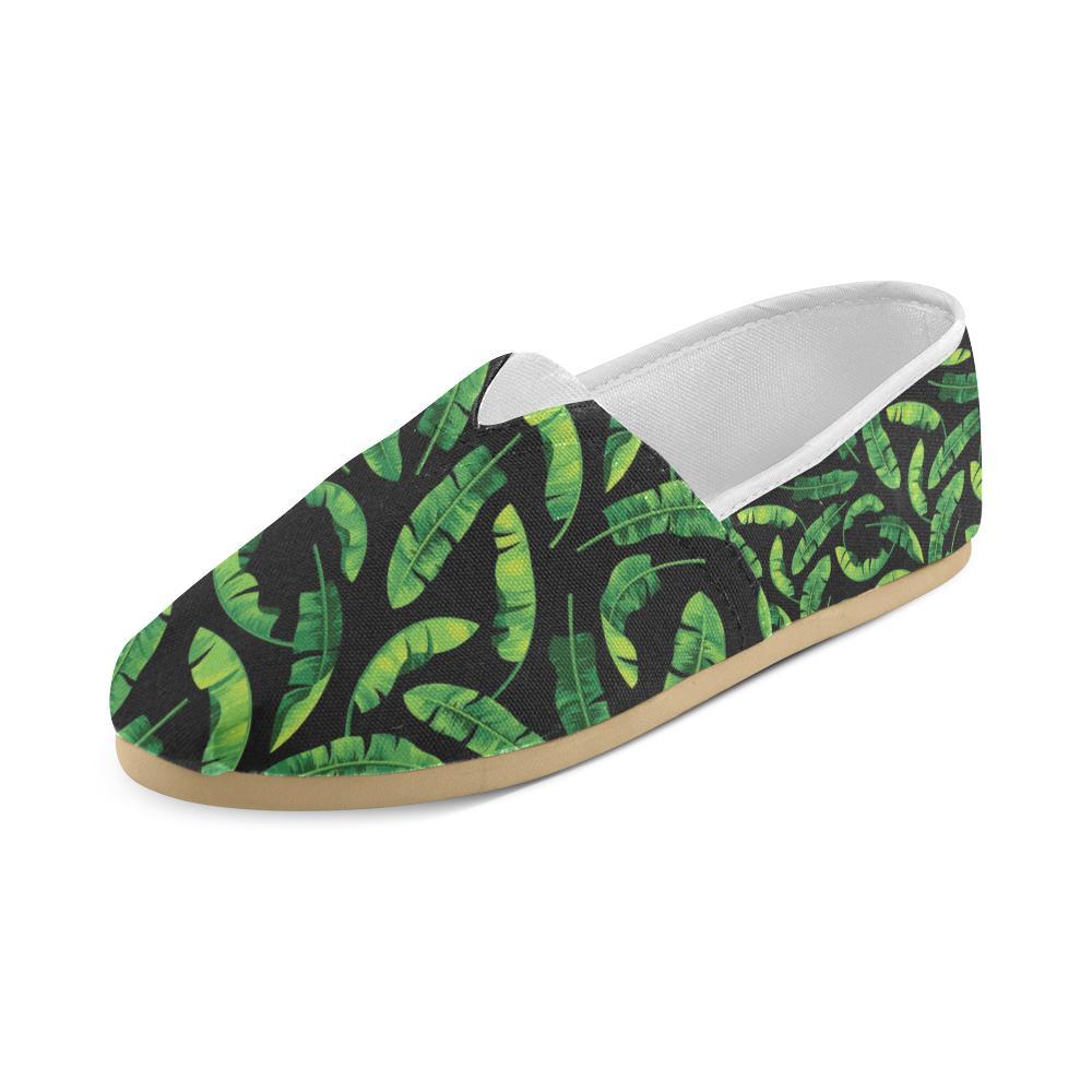 Banana Leaf Pattern Print Design BL02 Women Casual Shoes-JorJune.com