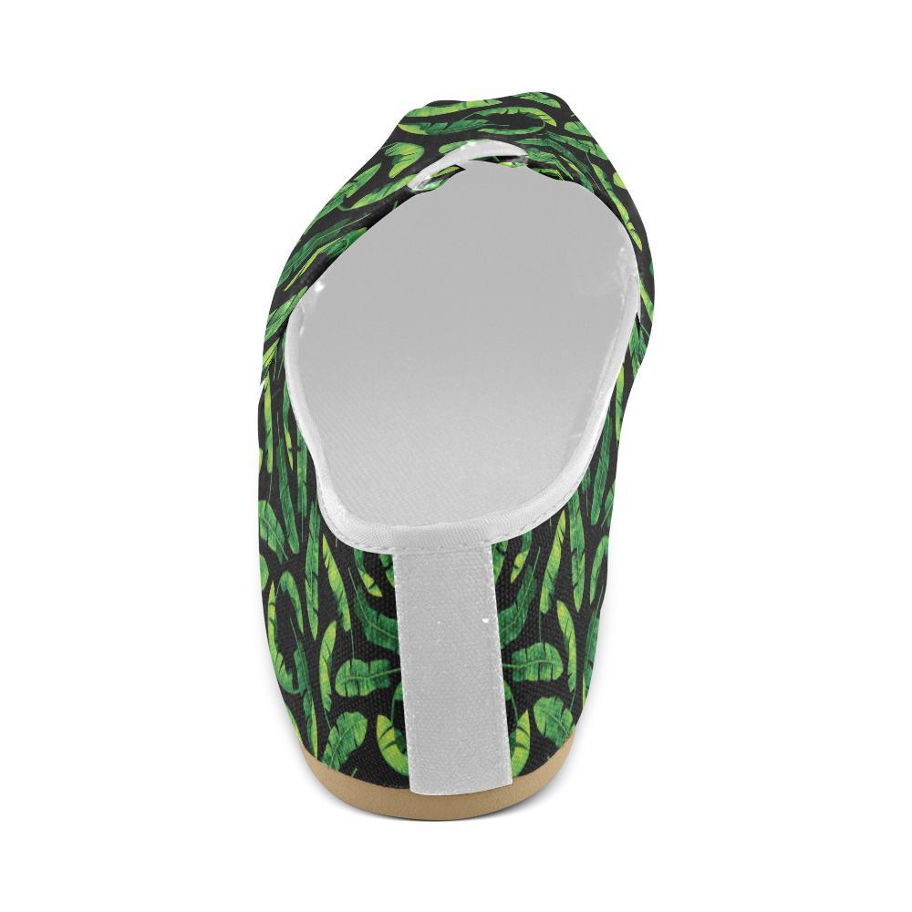Banana Leaf Pattern Print Design BL02 Women Casual Shoes-JorJune.com