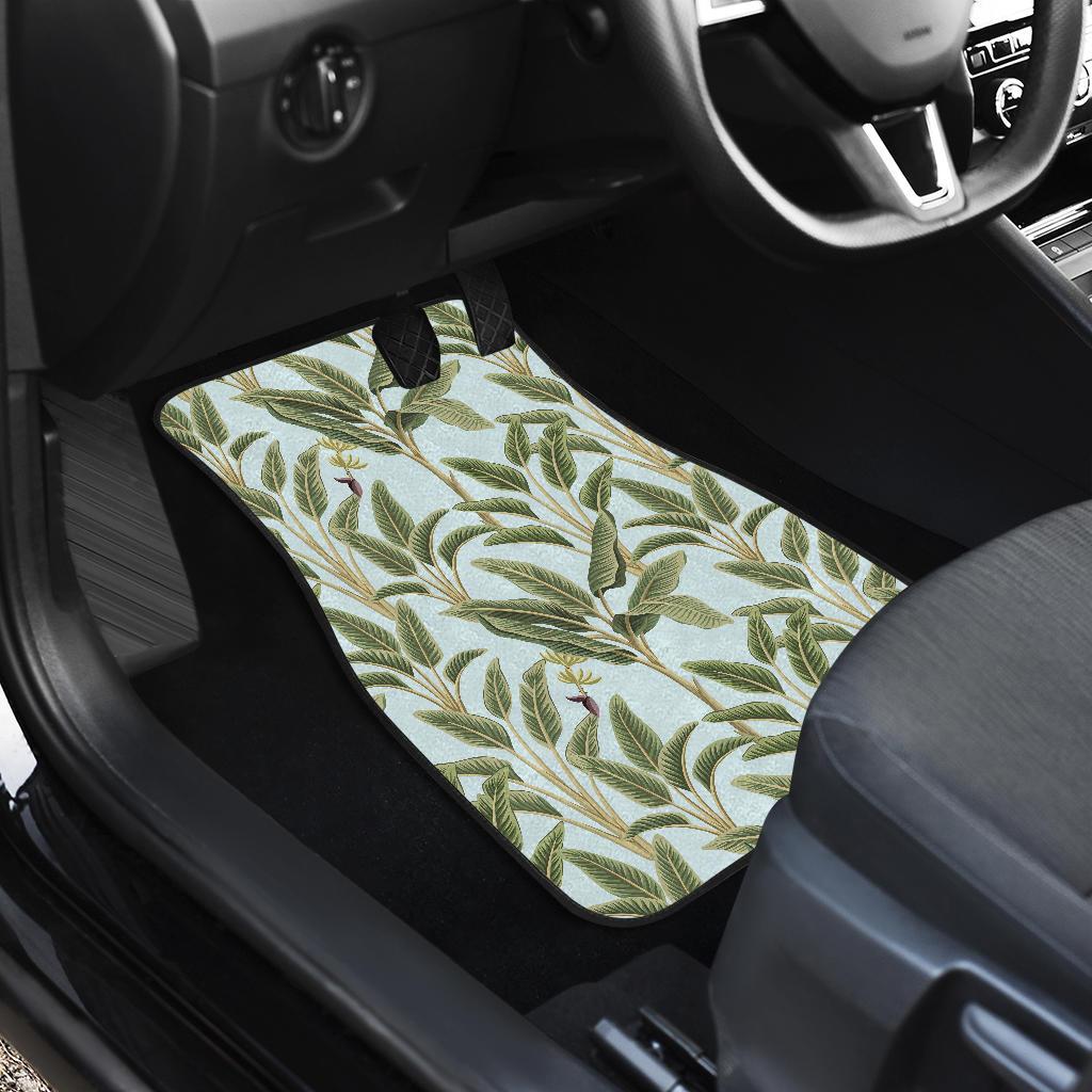 Banana Leaf Pattern Print Design BL03 Car Floor Mats-JorJune