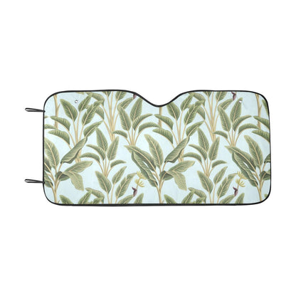 Banana Leaf Pattern Print Design BL03 Car Sun Shade-JorJune