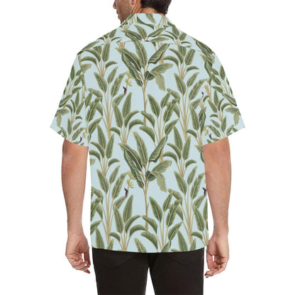 Banana Leaf Pattern Print Design BL03 Men Hawaiian Shirt-JorJune