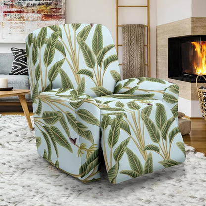 Banana Leaf Pattern Print Design BL03 Recliner Slipcover-JORJUNE.COM