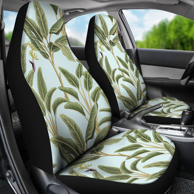 Banana Leaf Pattern Print Design BL03 Universal Fit Car Seat Covers