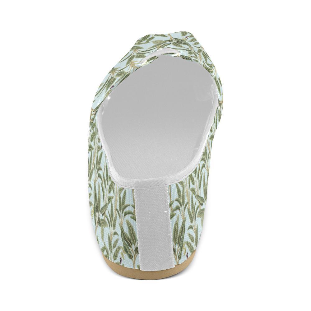 Banana Leaf Pattern Print Design BL03 Women Casual Shoes-JorJune.com