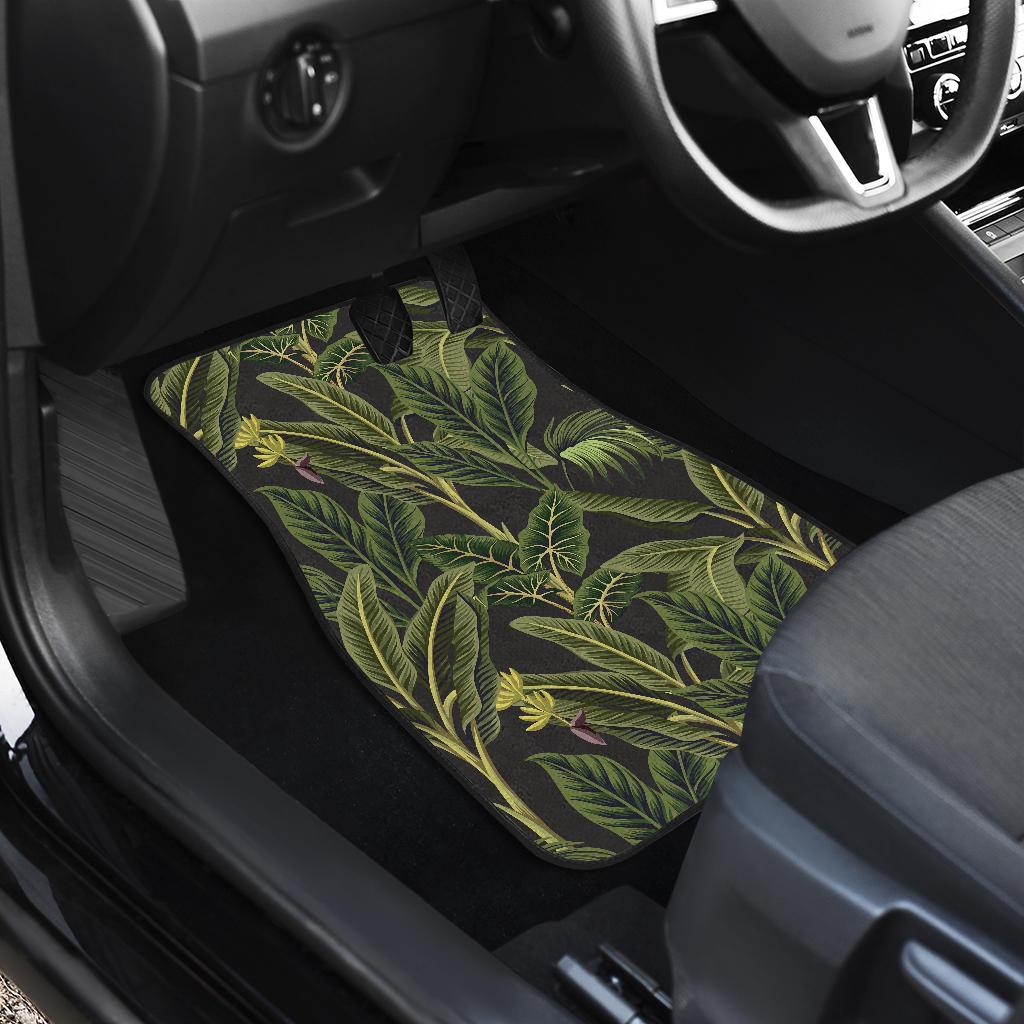 Banana Leaf Pattern Print Design BL04 Car Floor Mats-JorJune