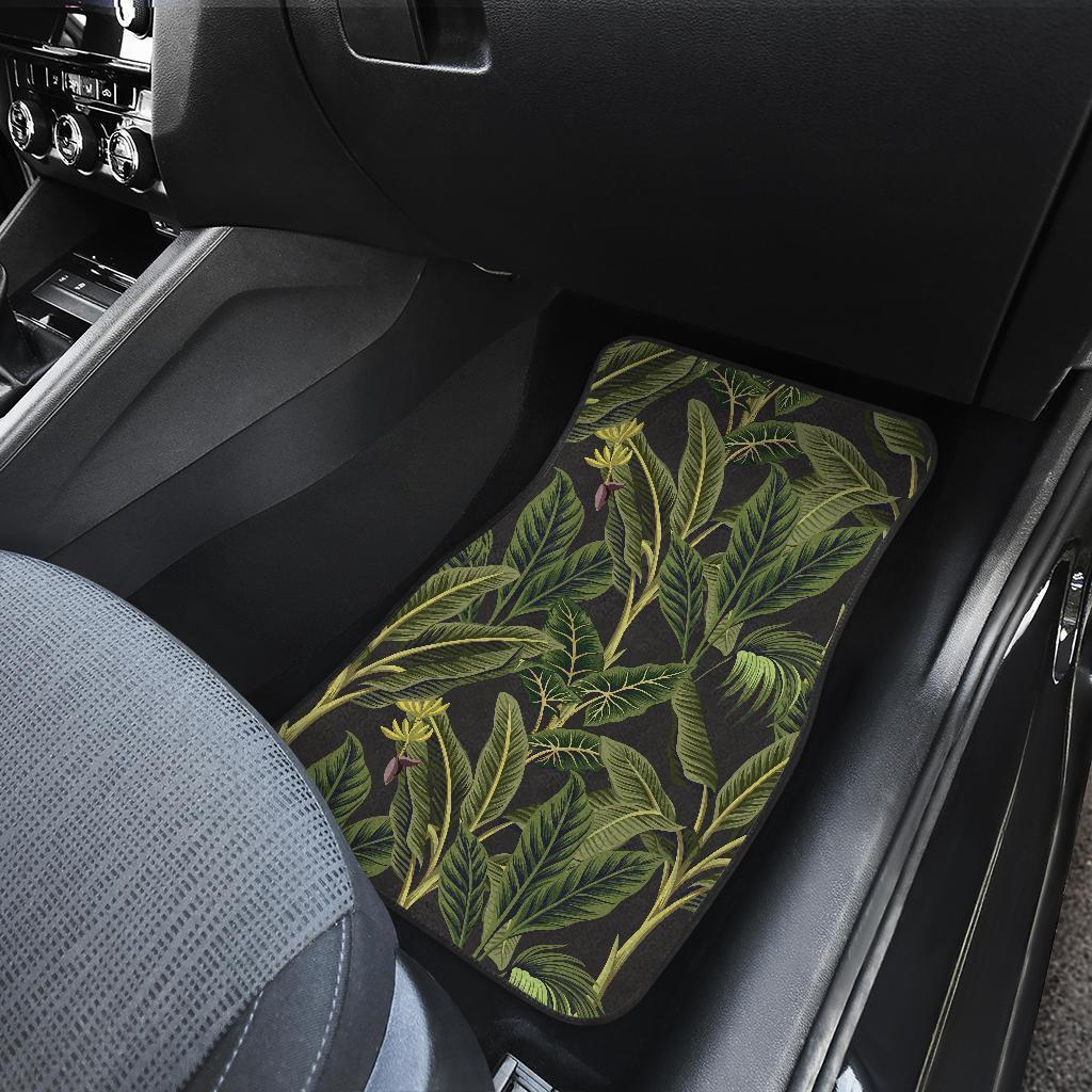 Banana Leaf Pattern Print Design BL04 Car Floor Mats-JorJune