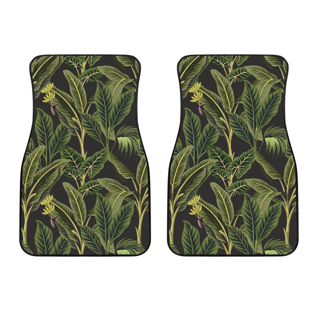 Banana Leaf Pattern Print Design BL04 Car Floor Mats-JorJune