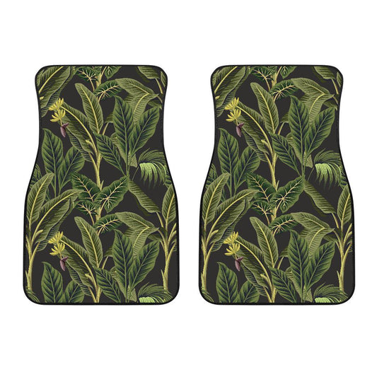 Banana Leaf Pattern Print Design BL04 Car Floor Mats-JorJune