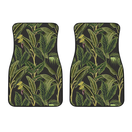 Banana Leaf Pattern Print Design BL04 Car Floor Mats-JorJune