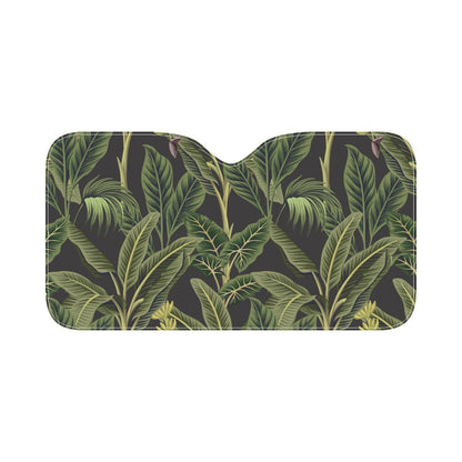 Banana Leaf Pattern Print Design BL04 Car Sun Shade-JorJune