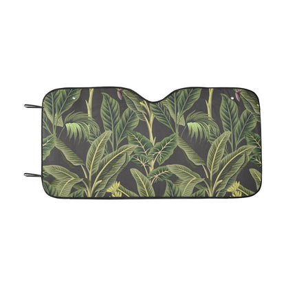 Banana Leaf Pattern Print Design BL04 Car Sun Shade-JorJune