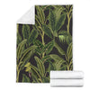 Banana Leaf Pattern Print Design BL04 Fleece Blankete