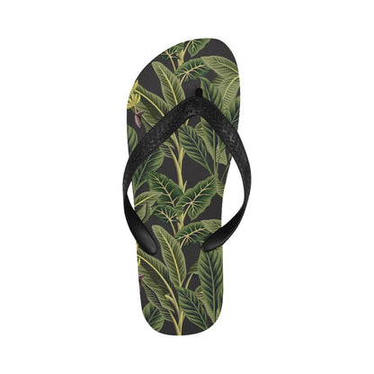 Banana Leaf Pattern Print Design BL04 Flip Flops-JorJune
