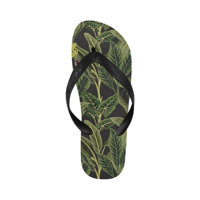 Banana Leaf Pattern Print Design BL04 Flip Flops-JorJune