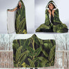 Banana Leaf Pattern Print Design BL04 Hooded Blanket-JORJUNE.COM