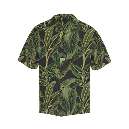 Banana Leaf Pattern Print Design BL04 Men Hawaiian Shirt-JorJune