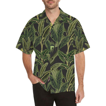 Banana Leaf Pattern Print Design BL04 Men Hawaiian Shirt-JorJune