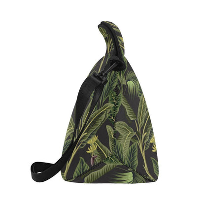 Banana Leaf Pattern Print Design BL04 Neoprene Lunch Bag-JorJune