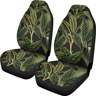 Banana Leaf Pattern Print Design BL04 Universal Fit Car Seat Covers