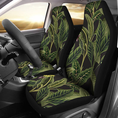 Banana Leaf Pattern Print Design BL04 Universal Fit Car Seat Covers