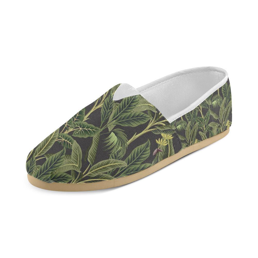 Banana Leaf Pattern Print Design BL04 Women Casual Shoes-JorJune.com