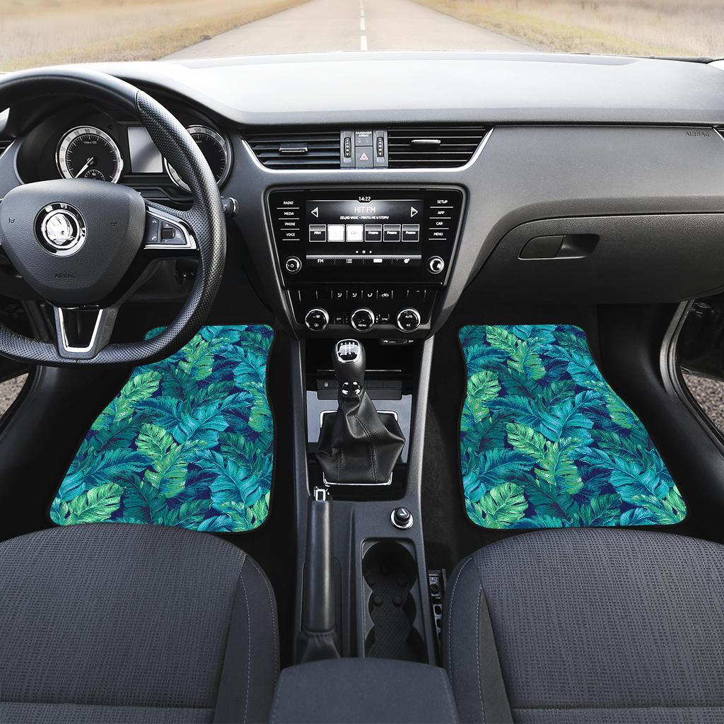 Banana Leaf Pattern Print Design BL05 Car Floor Mats-JorJune