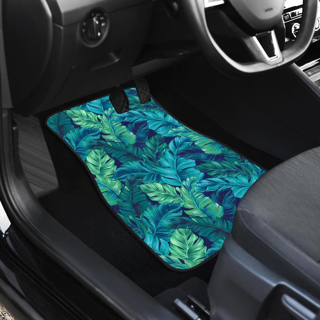Banana Leaf Pattern Print Design BL05 Car Floor Mats-JorJune