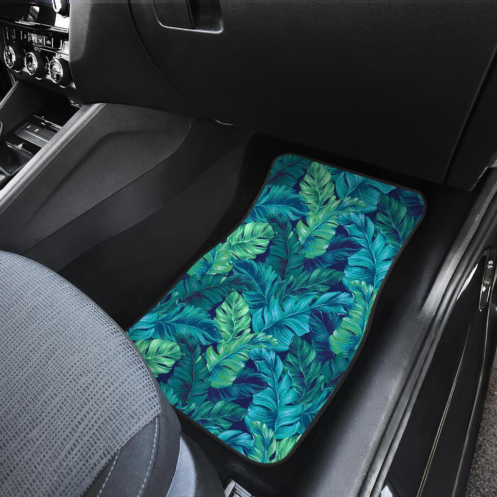 Banana Leaf Pattern Print Design BL05 Car Floor Mats-JorJune