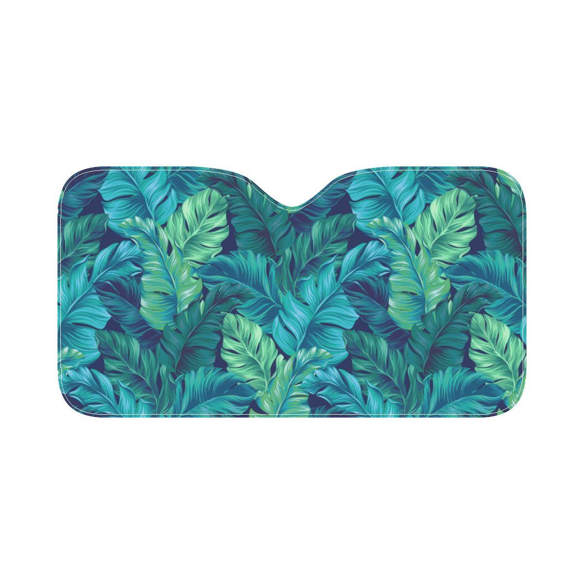 Banana Leaf Pattern Print Design BL05 Car Sun Shade-JorJune