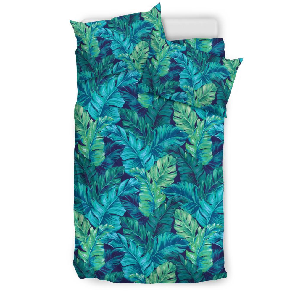 Banana Leaf Pattern Print Design BL05 Duvet Cover Bedding Set-JORJUNE.COM