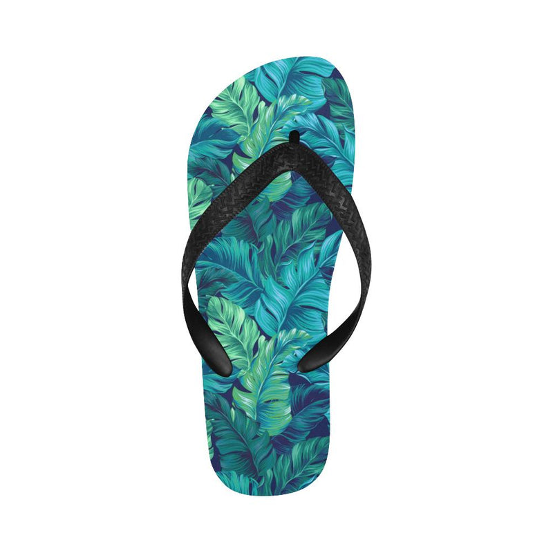 Banana Leaf Pattern Print Design BL05 Flip Flops-JorJune