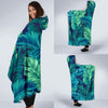 Banana Leaf Pattern Print Design BL05 Hooded Blanket-JORJUNE.COM