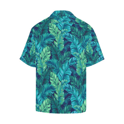 Banana Leaf Pattern Print Design BL05 Men Hawaiian Shirt-JorJune