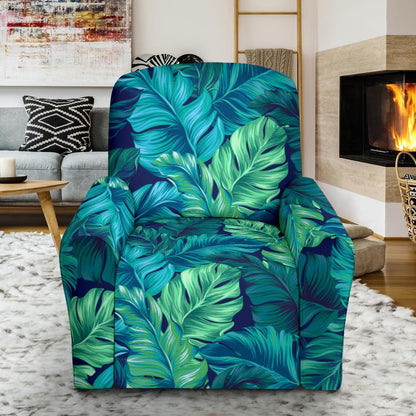 Banana Leaf Pattern Print Design BL05 Recliner Slipcover-JORJUNE.COM