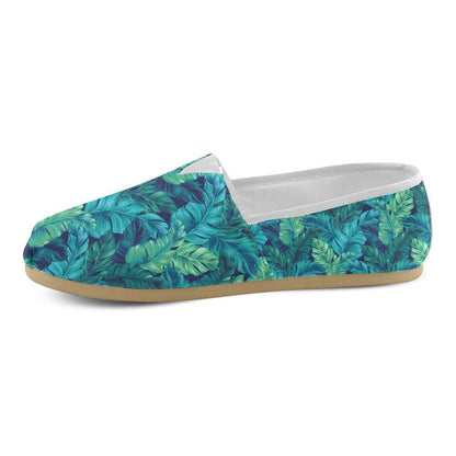 Banana Leaf Pattern Print Design BL05 Women Casual Shoes-JorJune.com