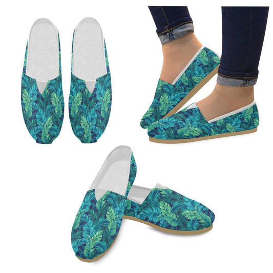 Banana Leaf Pattern Print Design BL05 Women Casual Shoes-JorJune.com