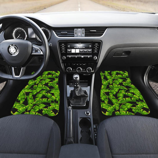 Banana Leaf Pattern Print Design BL06 Car Floor Mats-JorJune