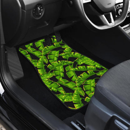 Banana Leaf Pattern Print Design BL06 Car Floor Mats-JorJune