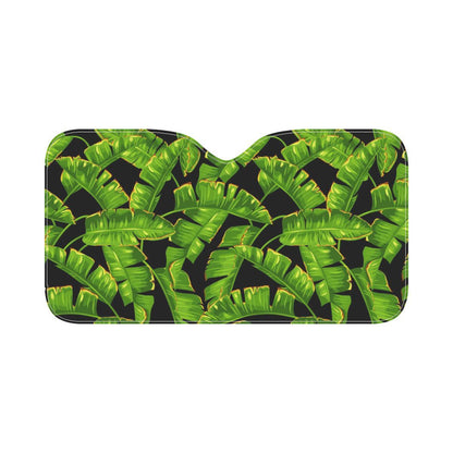 Banana Leaf Pattern Print Design BL06 Car Sun Shade-JorJune