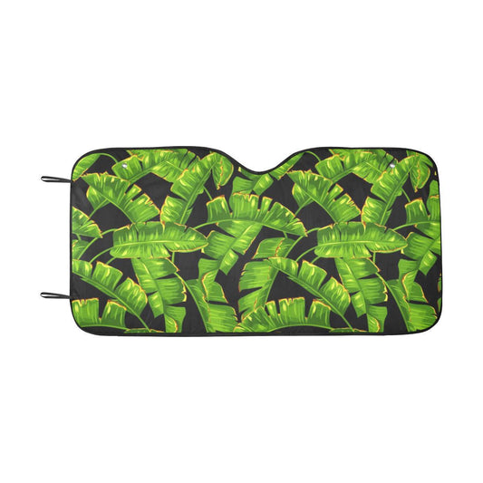 Banana Leaf Pattern Print Design BL06 Car Sun Shade-JorJune