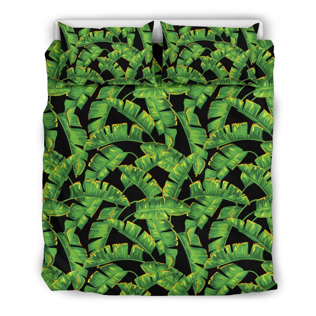 Banana Leaf Pattern Print Design BL06 Duvet Cover Bedding Set-JORJUNE.COM