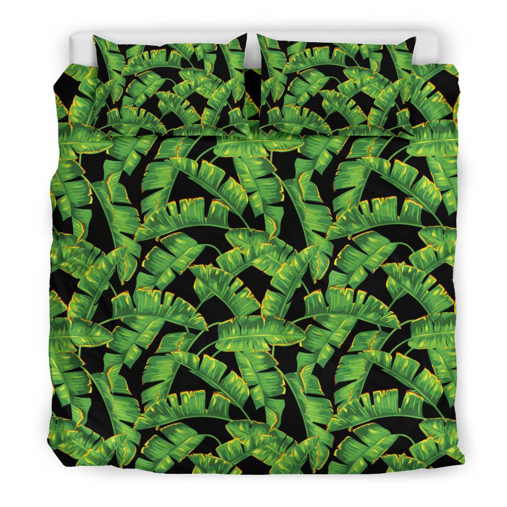 Banana Leaf Pattern Print Design BL06 Duvet Cover Bedding Set-JORJUNE.COM
