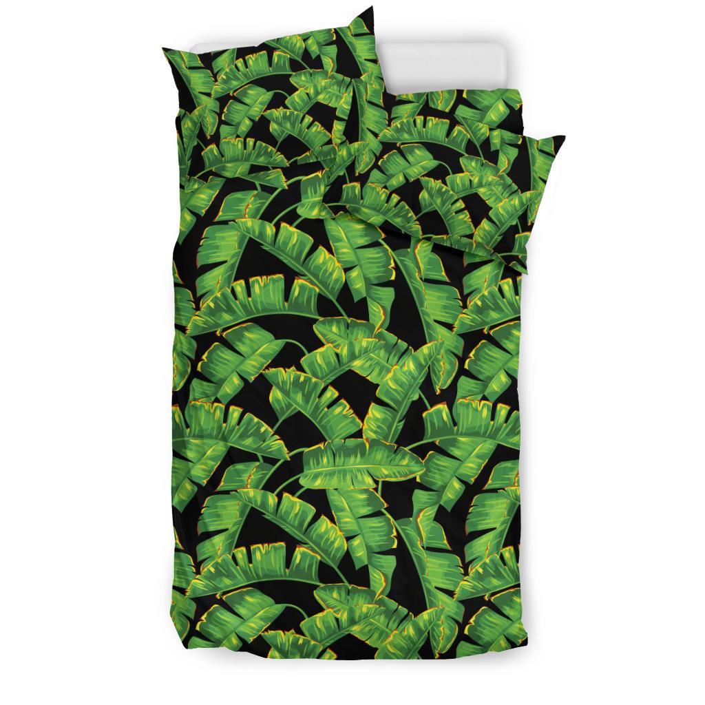 Banana Leaf Pattern Print Design BL06 Duvet Cover Bedding Set-JORJUNE.COM
