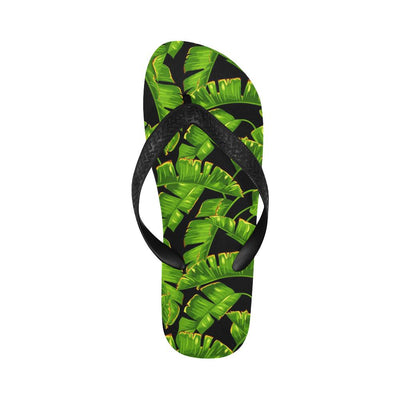 Banana Leaf Pattern Print Design BL06 Flip Flops-JorJune