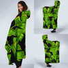 Banana Leaf Pattern Print Design BL06 Hooded Blanket-JORJUNE.COM