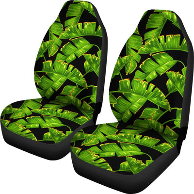 Banana Leaf Pattern Print Design BL06 Universal Fit Car Seat Covers