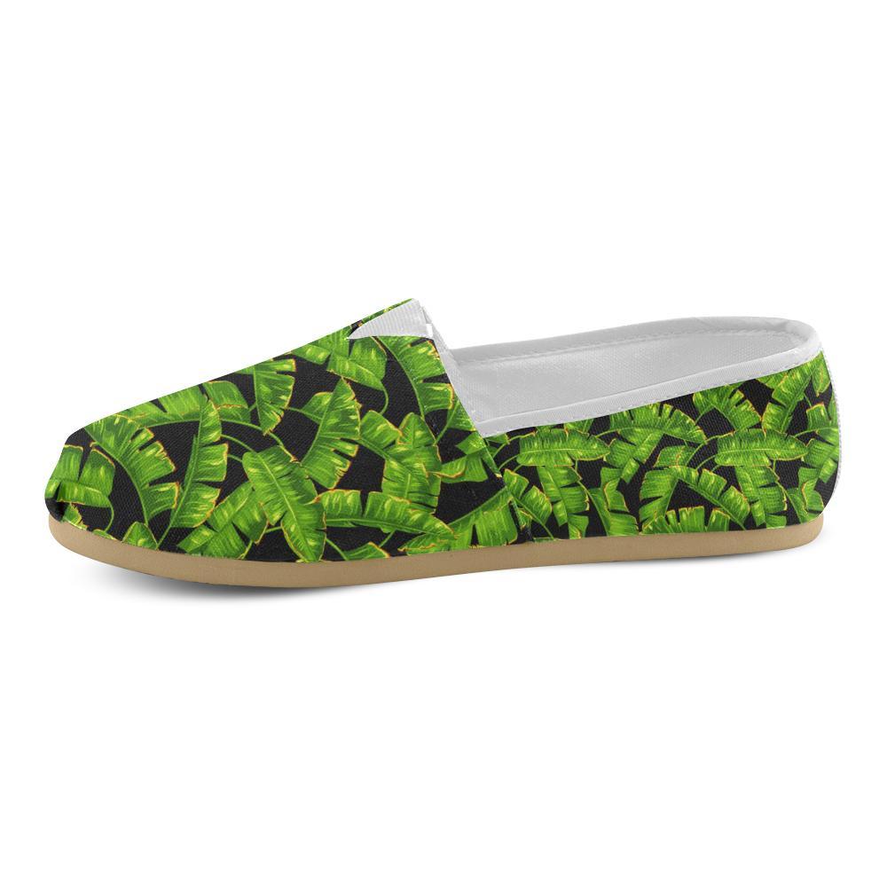 Banana Leaf Pattern Print Design BL06 Women Casual Shoes-JorJune.com